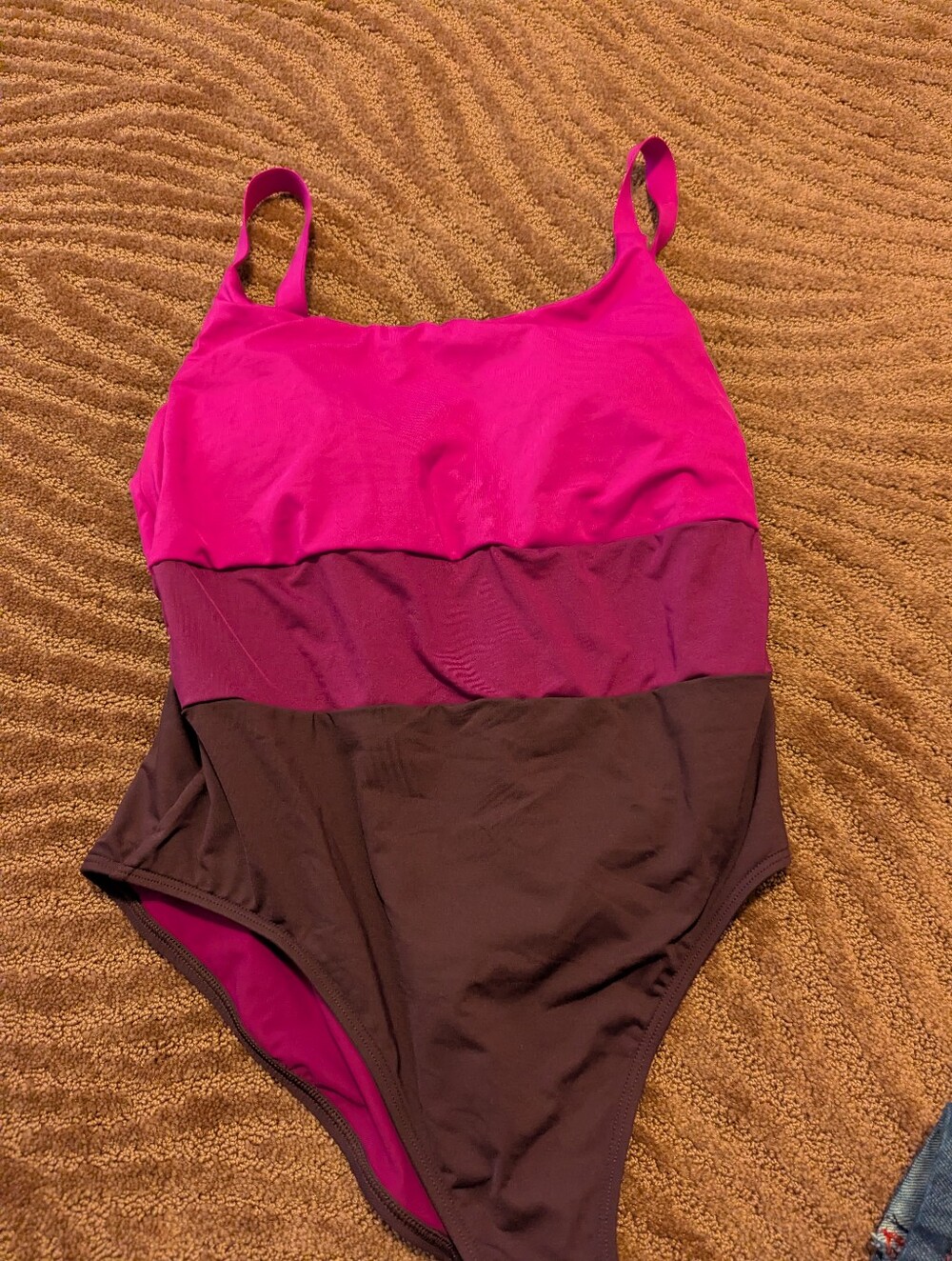 Athleta Colorblock One-Piece Swimsuit